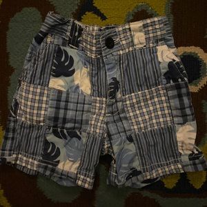 Tropical Blue Gymboree Baby Boy Shorts Size 6-12 Months